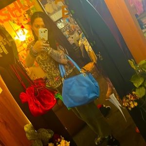 Michael Kors rare powder blue satchel